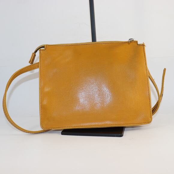 Matt & Nat Mustard Yellow Crossbody Bag Vegan Leather - Picture 2 of 6